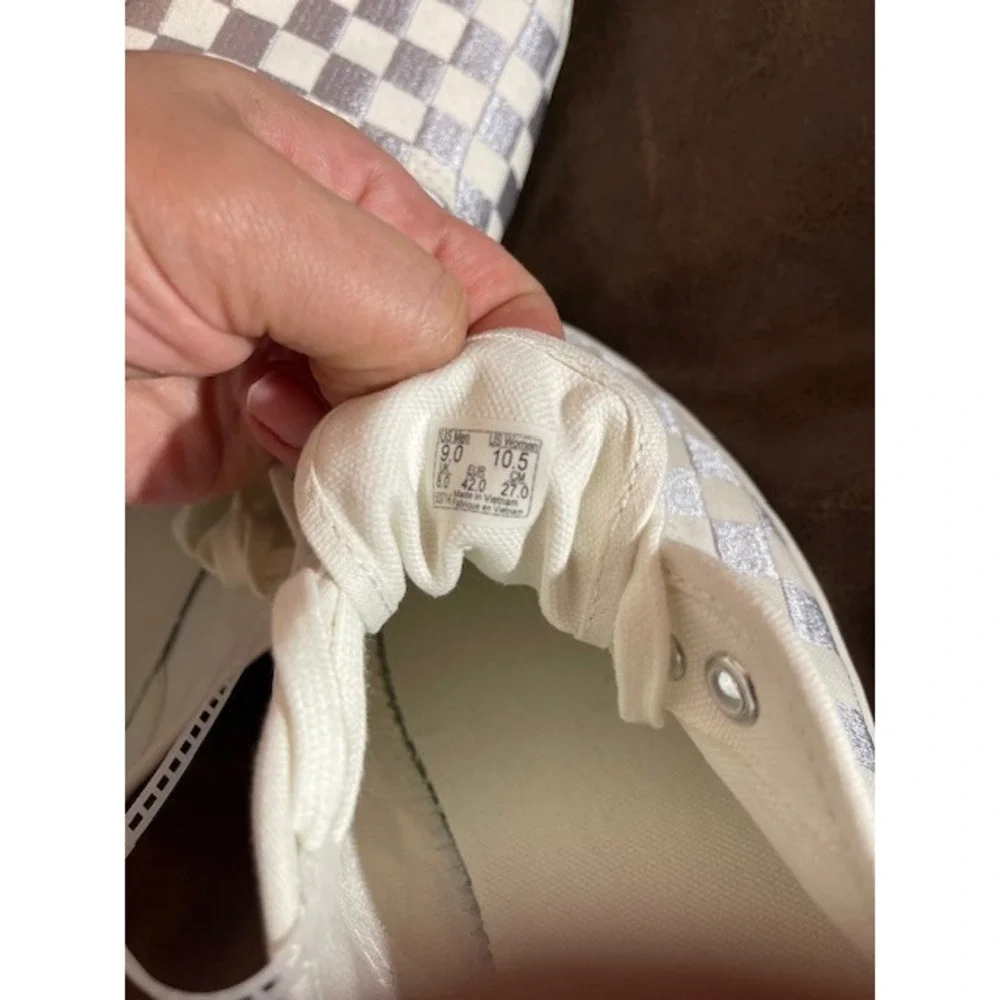 Vans embroidered check